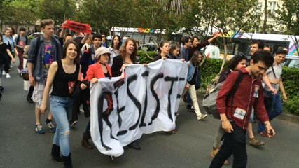 Les hospitaliers en tête de cortège