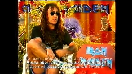 Iron Maiden - Portugal 1993 Interviews + Live TV special (TOP+  RTP1)