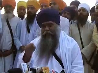baba dhadrian wale masle - Baba Dhumma press conference  (1)