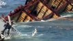 Wrecked Cargo Ship Sinking in New Zealand