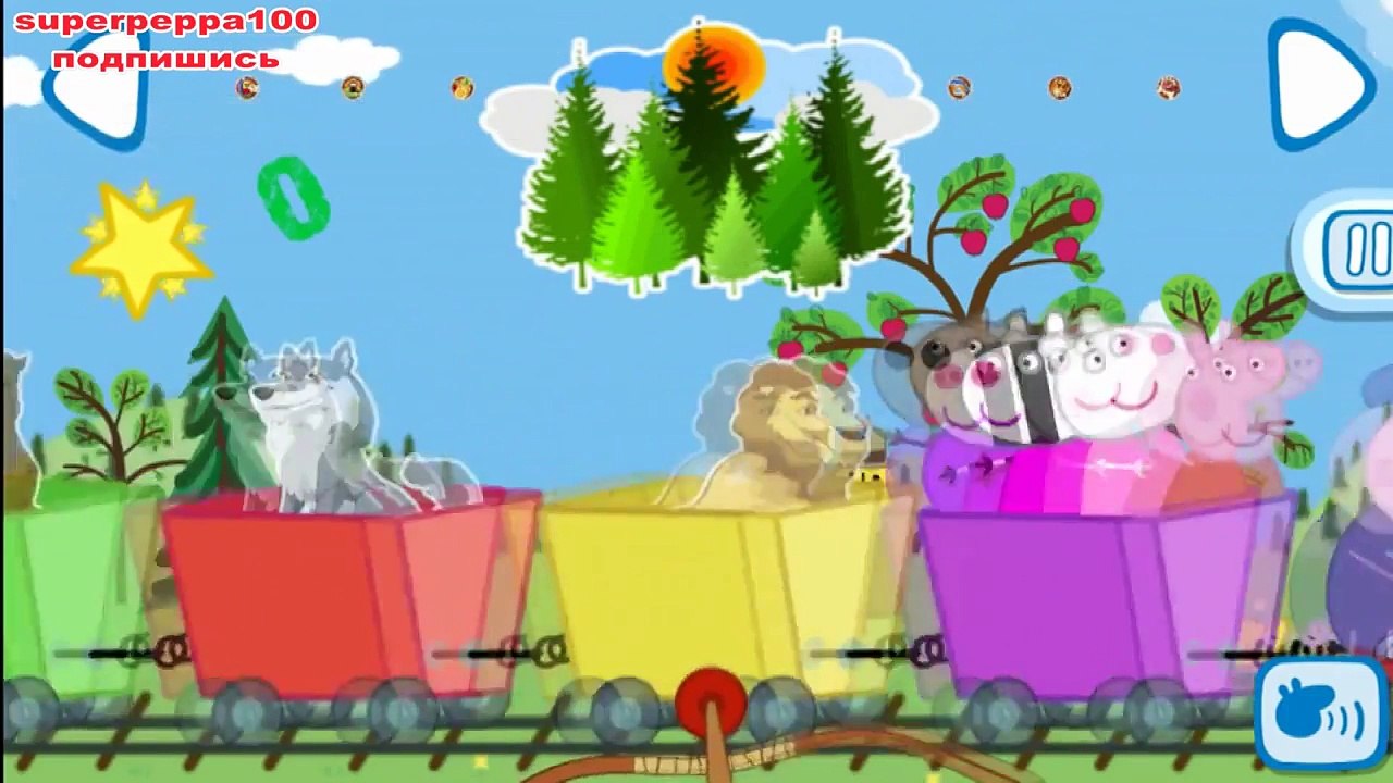 Peppa Pig Train Cвинка Пеппа  Детский поезд