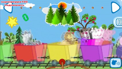 Peppa Pig Train Cвинка Пеппа  Детский поезд