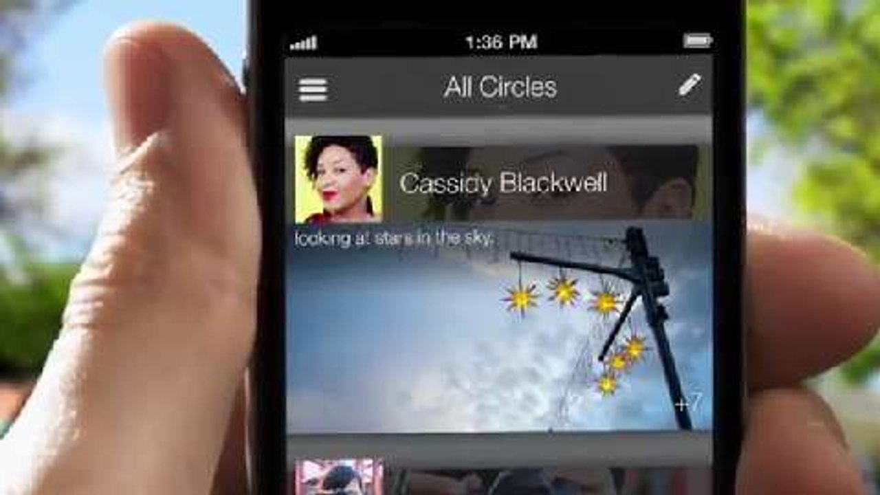 Google plus for iPhone gets a new look
