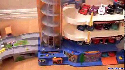 3 Tomica Playsets Highway Pursuit Speedway Tomy Auto Parking Garage w Disney Pixar Cars 2