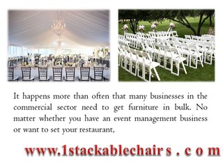 Get Furniture Product with the Best Offers from 1stackablechairs