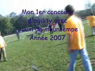 1er concours agility avec uoum