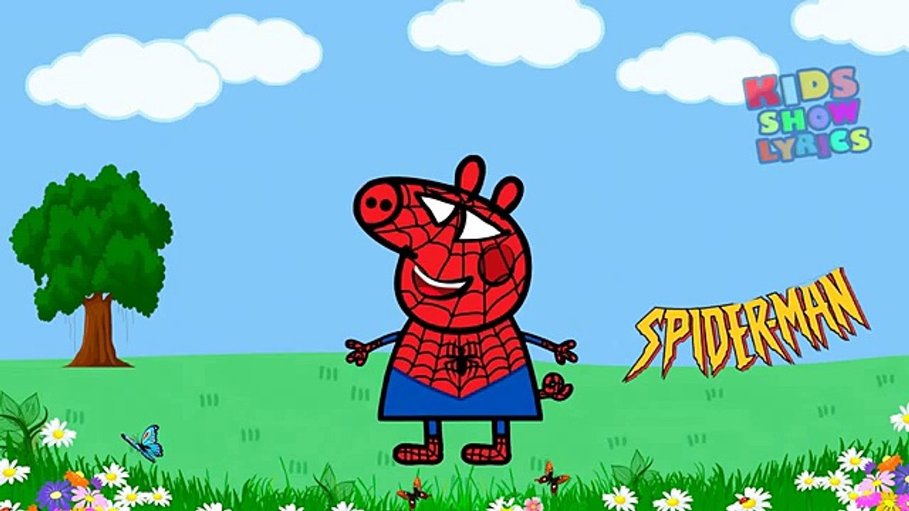 Peppa Pig Transforms into Awesome Disney Superheroes Characters Fun Coloring Episodes For Kids