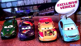 4-Pack Race Day Fan Cars 2 Alloy Hemberger Max Schnell Disney Pixar Miguel Camino cartoys 2013