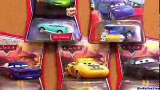 5 Cars Ghostlight Ramone, Metallic Tuners DJ, Pistoncup500 Charlie Checker diecast by Blucollection