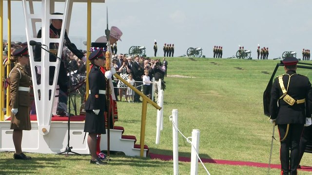 Queen celebrates 300th anniversary of Royal Artillery