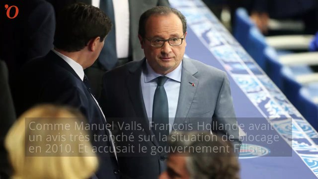 Blocages : en 2010, François Hollande aussi critiquait le gouvernement