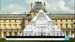 Now you see it... now you don't: Artist makes Louvre pyramid in Paris 'disappear'