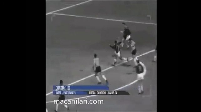 04.03.1964 - 1963-1964 European Champion Clubs' Cup Quarter Final 2nd Leg Inter Milan 2-1 FK Partizan
