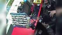 Man holds shopkeeper at knifepoint in terrifying robbery