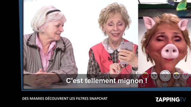 Des grands-mères découvrent pour la première fois les filtres Snapchat (Vidéo)