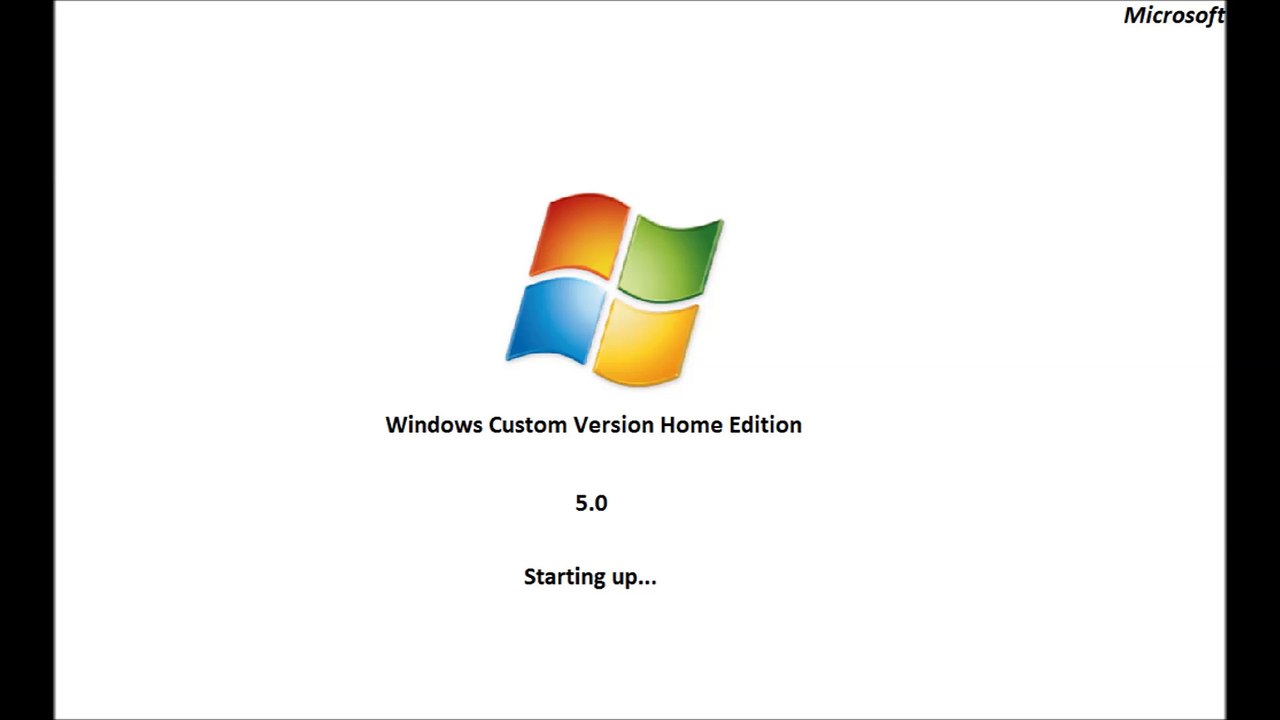 Windows Custom Version Home Edition 5.0 Parody