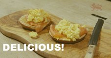 Scrambled Egg and Smoked Salmon Bagel - Egg Recipes