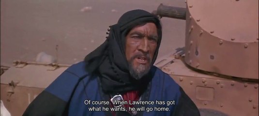 "Going home" - Lawrence of Arabia