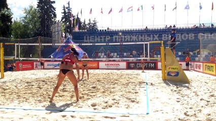 Van Gestel Service smashé et placement defensif