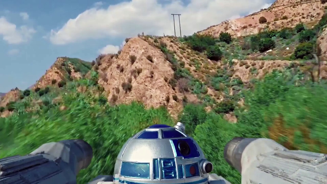 "Star Wars" : une bataille de vaisseaux spatiaux avec des drones