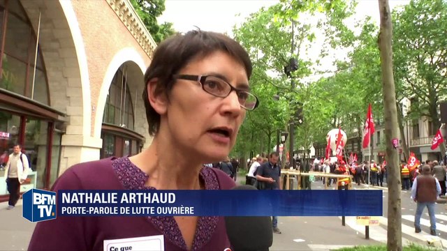 Loi Travail: Nathalie Arthaud espère que les travailleurs auront senti leur force
