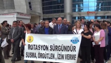 Anadolu Adalet Sarayı'nda 'Rotasyon' Eylemi...
