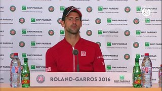 Roland-Garros 2016 - Conférence de presse- Djokovic/2T