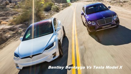 Bentley Bentayga Vs. Tesla Model X P90D Ludicrous - Head 2 Head