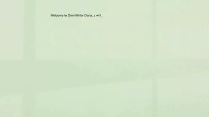 Introducing OmmWriter
