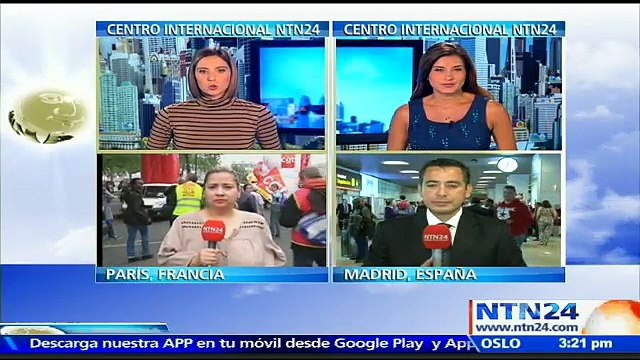 Se intensifican las manifestaciones en Francia por rechazo a reforma laboral propuesta por gobierno de Hollande