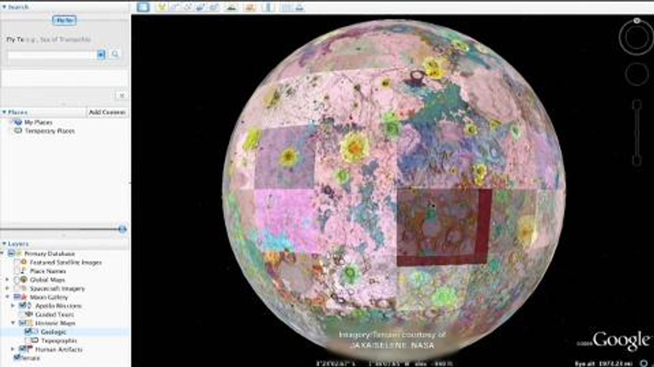 Google Earth zeigt uns den Mond - Offizielles Google-Video