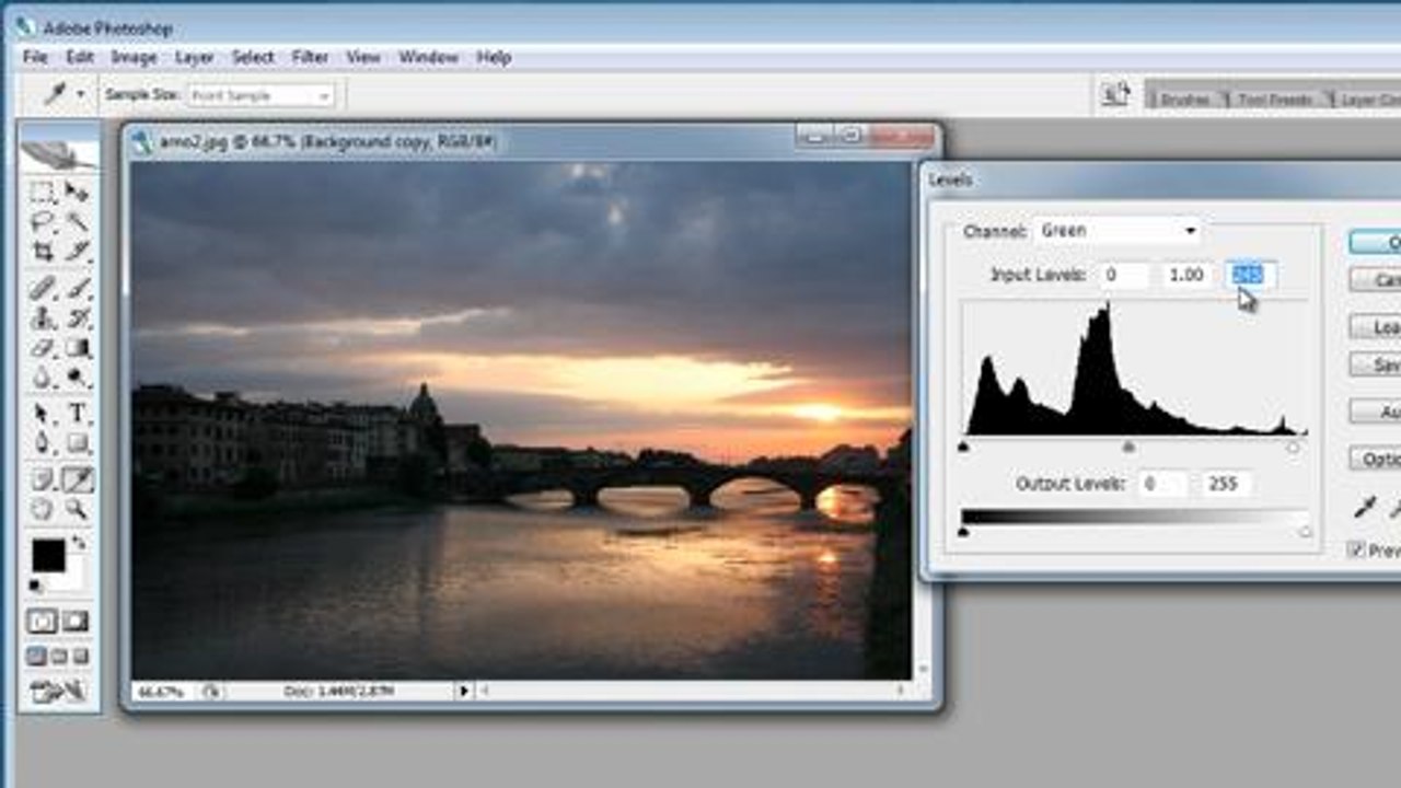 Farbkorrektur mit Photoshop 9 CS2