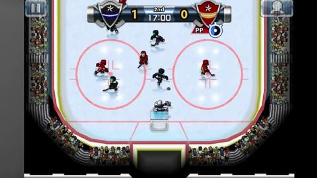 Eishockey auf dem Handy spielen