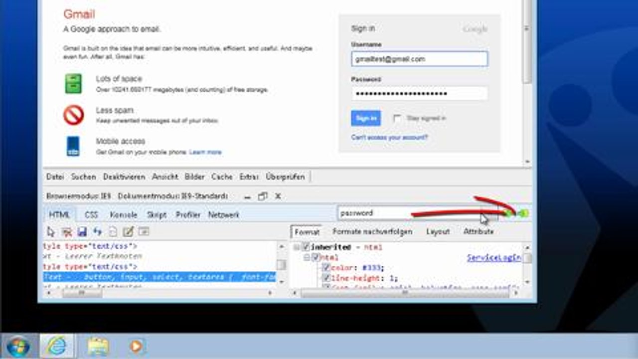 Passwort-Sicherheitslücke im Internet Explorer