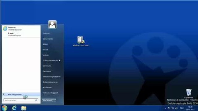 Bringt das Startmenü von Windows 7 nach XP und Windows 8
