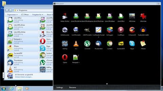 Wie unter Mac OSX Lion: Ein Launchpad für Windows