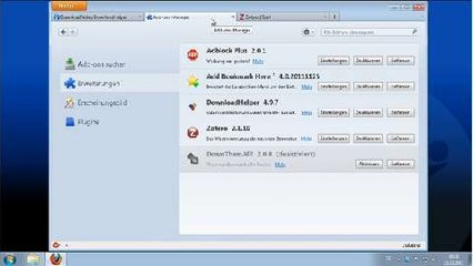 Firefox Add-ons installieren