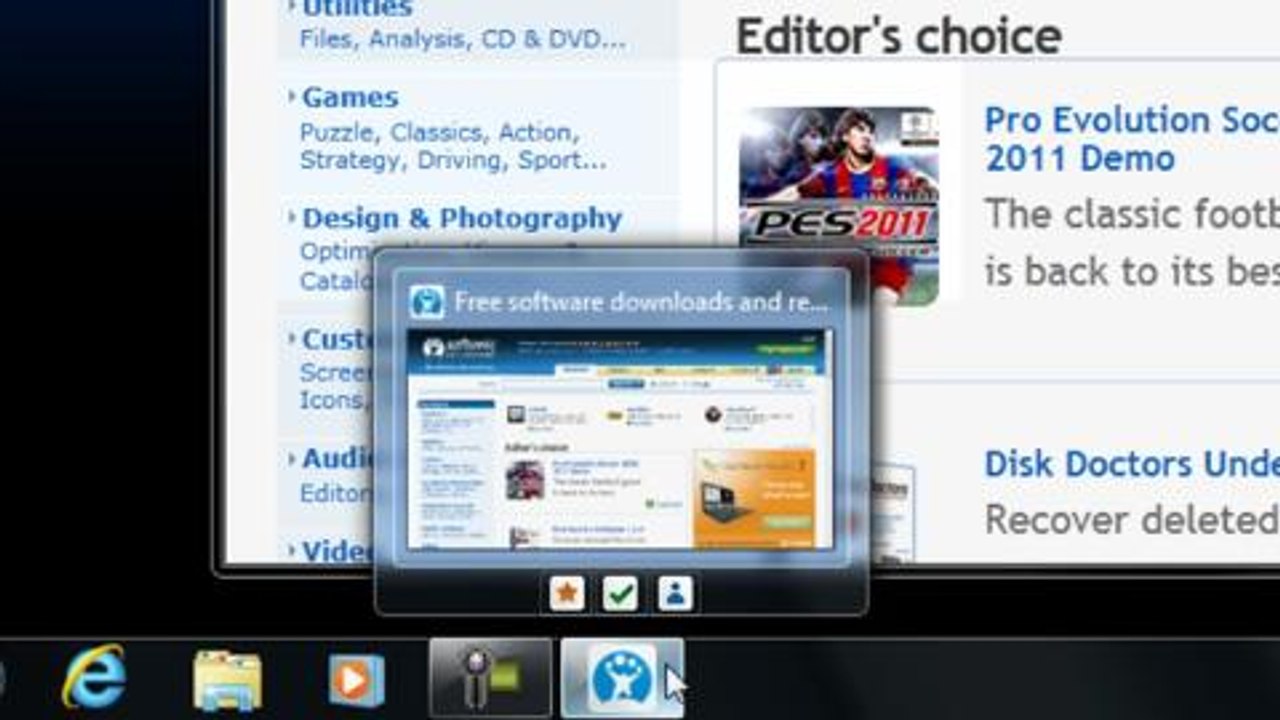 Internet Explorer 9 - Superbar und Jumplist