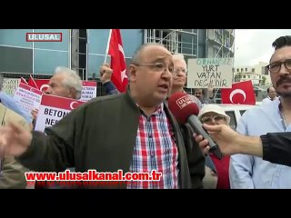 Maltepe'deki Karayolları arazisinin satış ihalesi protesto edildi