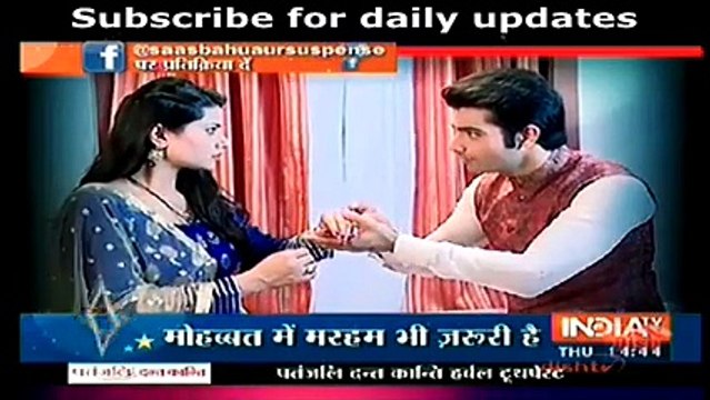 Kasam Tere Pyaar Ki - 26th may 2016-TANU Ko RASHI ka Mohabbat Wala Marham