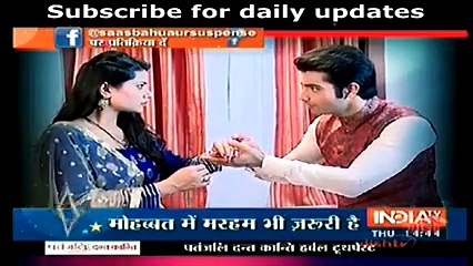 Kasam Tere Pyaar Ki - 26th may 2016-TANU Ko RASHI ka Mohabbat Wala Marham