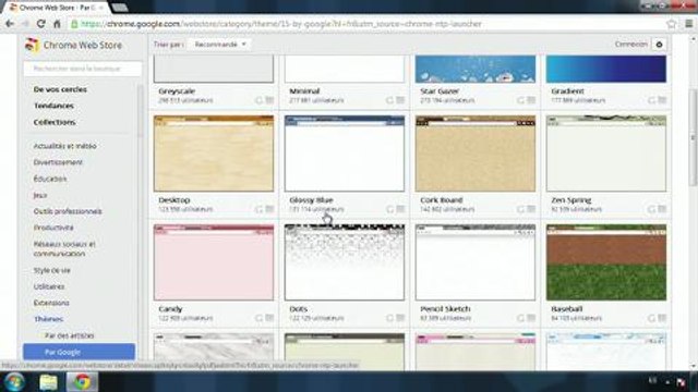 Google Chrome : changer de thème