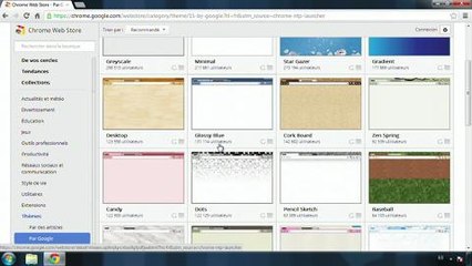 Google Chrome : changer de thème