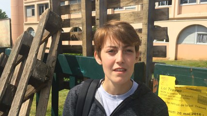 Blocage du lycée Guéhenno de Flers