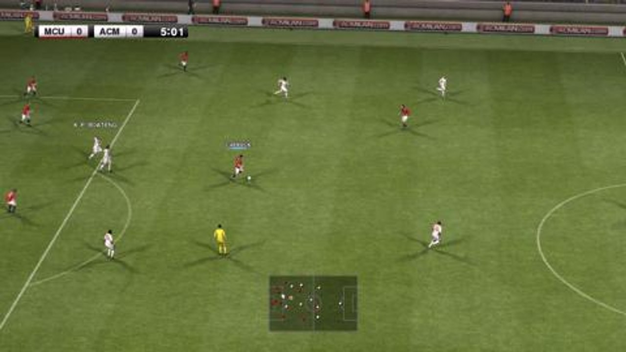 PES 2012 - Gameplay com gol e replay