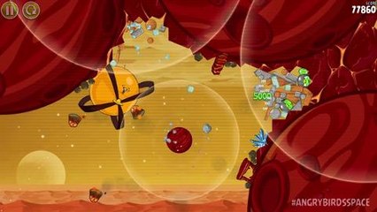 Angry Birds Space Red Planet - Gameplay