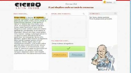 Presentazione di Cicero Latin Tutor