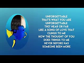 Sia - Unforgettable (Lyrics)