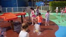 Water Playground Fun   Peppa Pig World   MUDDY PUDDLE Fun Kids Playing