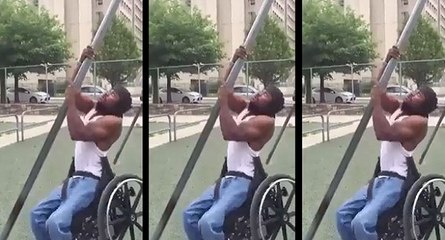 Ce qu'il fait en fauteuil roulant est vraiment impressionnant